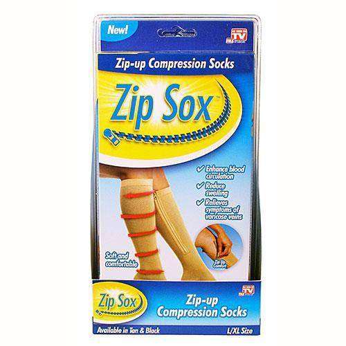 Zip Sox Compression Socks - Black