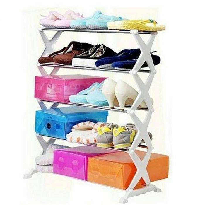 5 Tier Diamond Shoe Rack