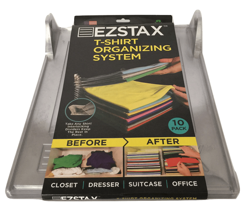 EZSTAX Closet Organizer T-shirt Folder