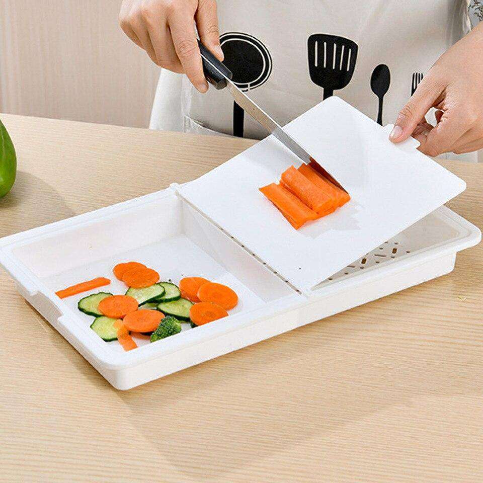Kitchen Cutting Chopping Board Wash Drainer and Storage