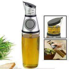 Press and Measure Oil/Vinegar Dispenser Bottle