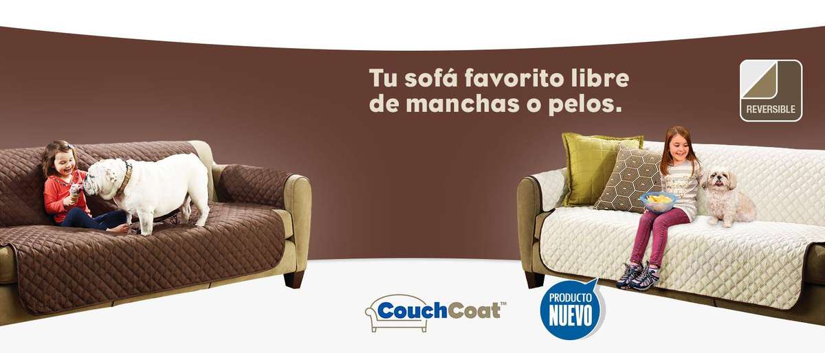 Reversible Double Seater Couch Cover
