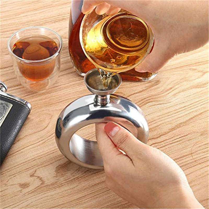 Stainless Steel Liquor Bangle Flask Bracelet