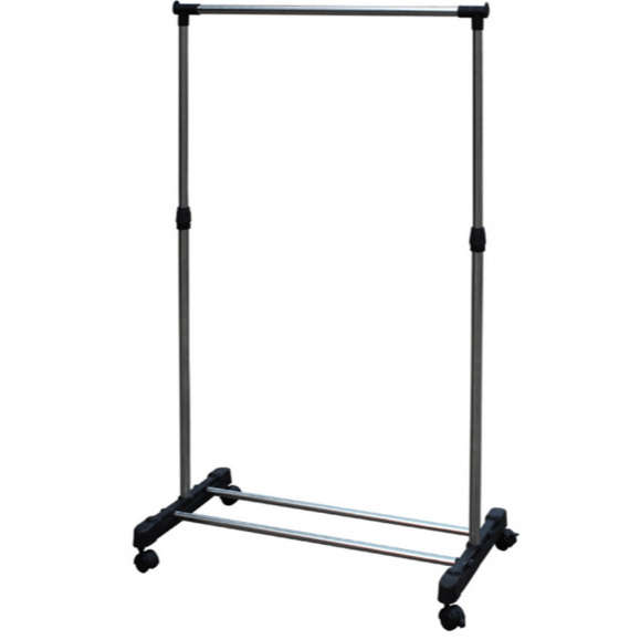 Stainless Steel Single Pole Clothing Rail