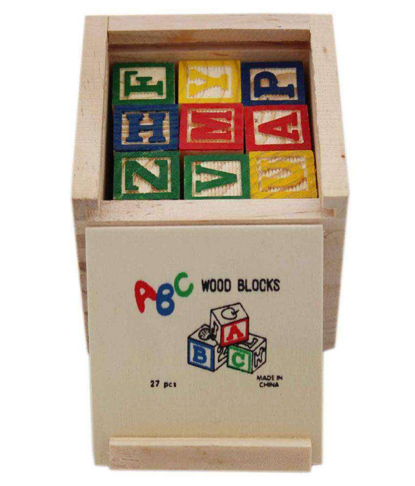 27pcs Wood Blocks