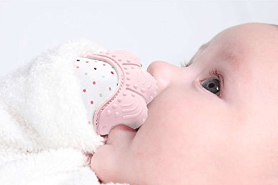 Baby Teething Mitten - Girl