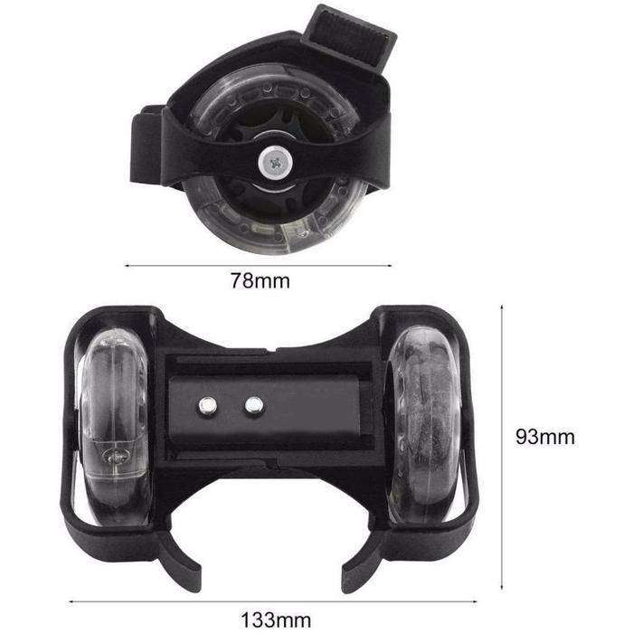 Flashing Roller Skates - Orange