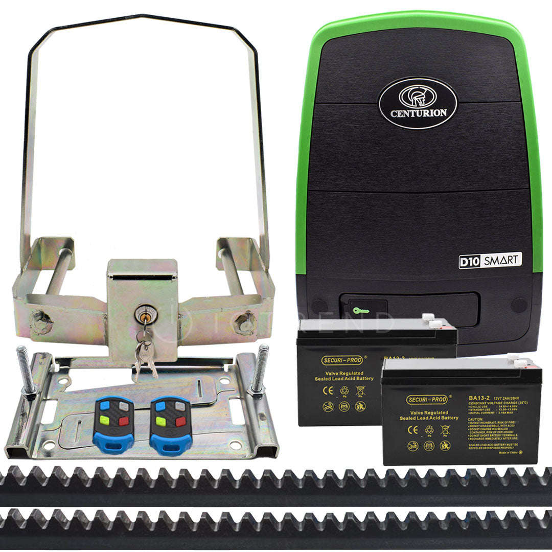 Centurion D10 SMART Gate Motor Kit with Anti-Theft Bracket