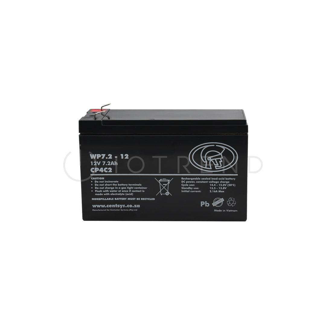 Centurion Sealed Lead Acid Battery 12V 7.2Ah