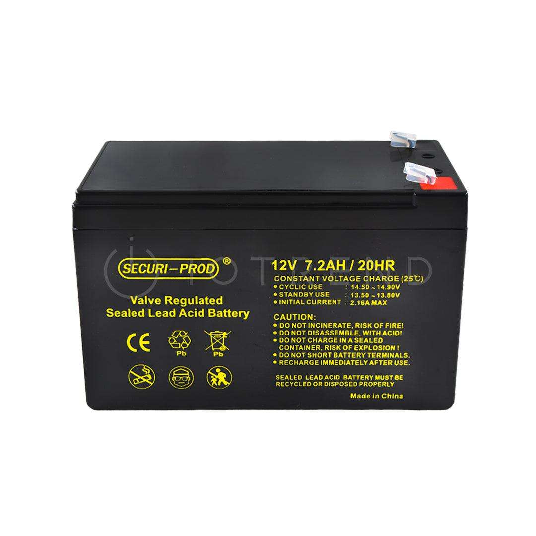 Securi-Prod Battery 12V 7.2AH SLA Battery