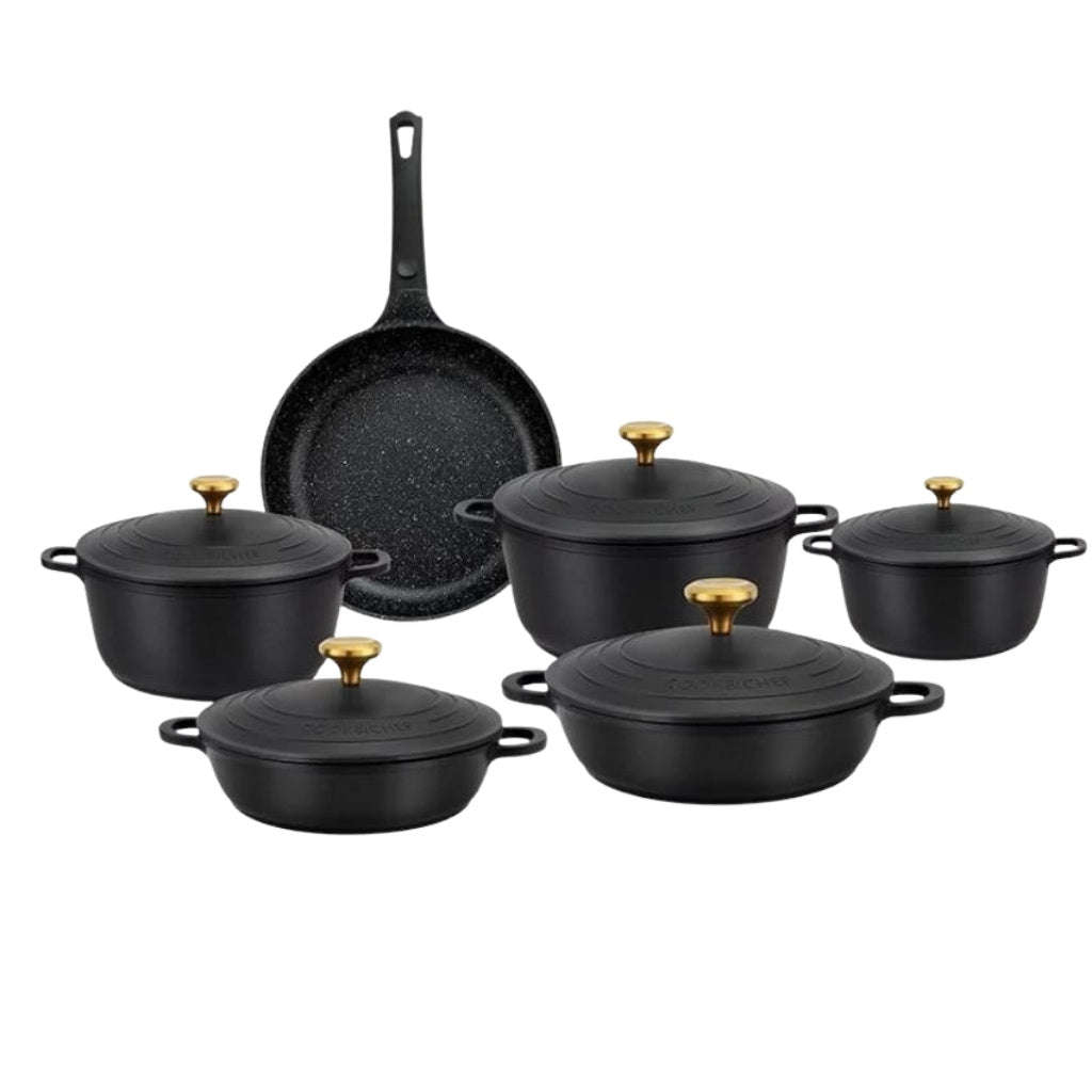 11pc Die-Cast Aluminium Cookware Set