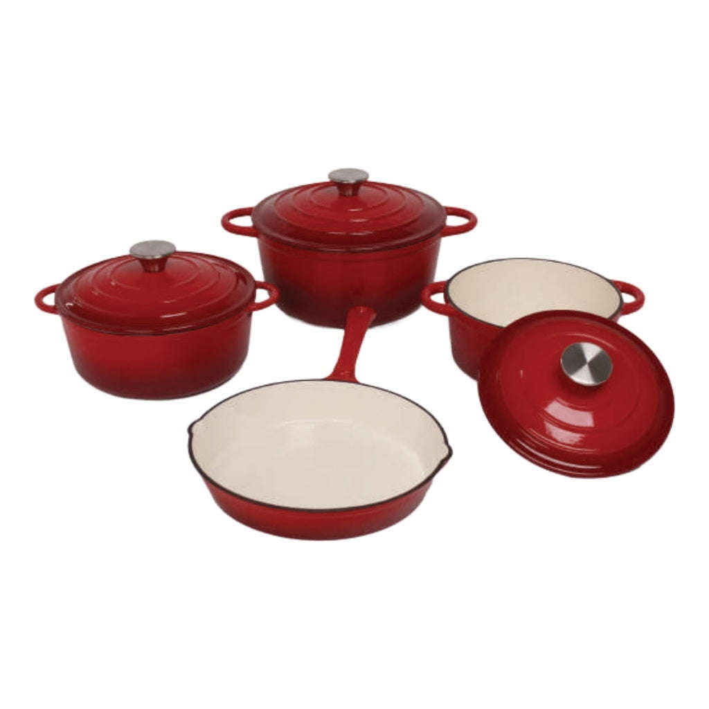 Cast Iron Pot Set - 7pc Continental