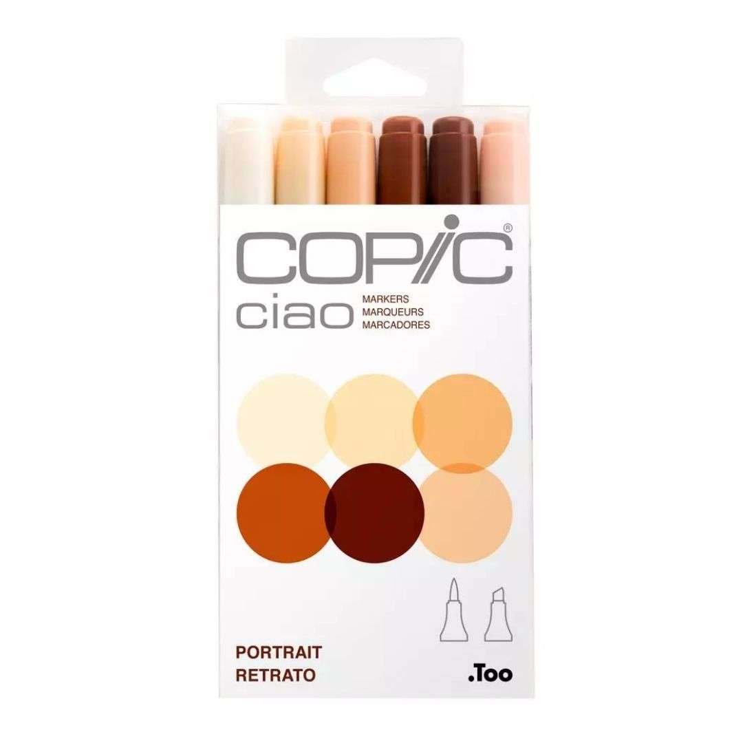 Copic - Ciao Portrait Marker Set - 6 Pc