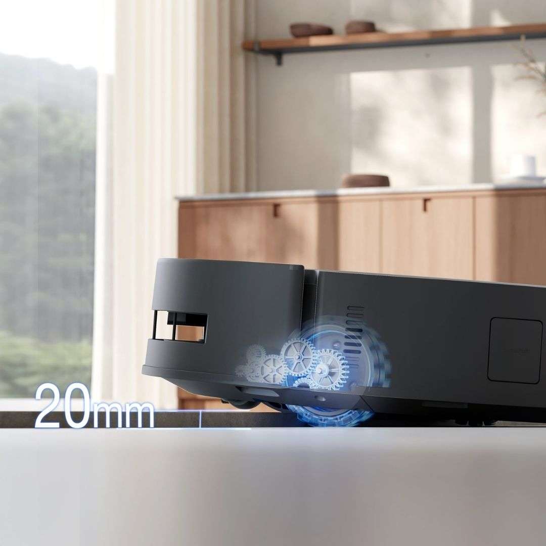 ECOVACS DEEBOT - T80s OMNI Robot Vaccum OZMO ROLLER - Black
