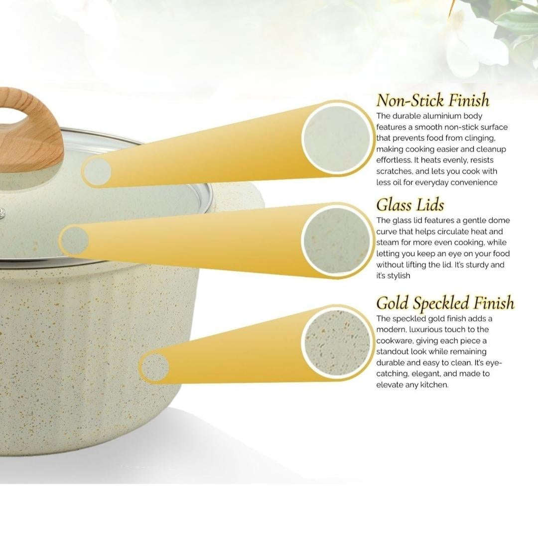 Magnolia 7 Piece Cookware Set