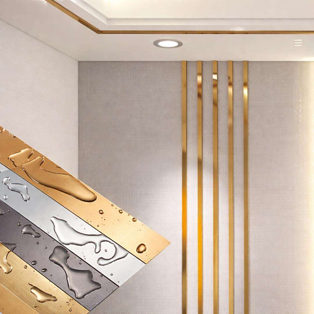 Stainless Steel Wall Trim  5m Roll