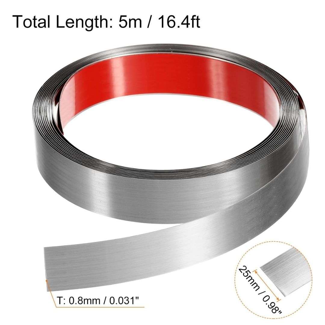 Stainless Steel Wall Trim  5m Roll