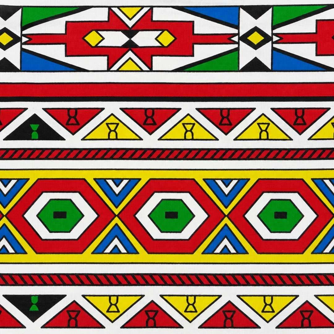 Printed Mini Matt 150cm - Ndebele Print 2