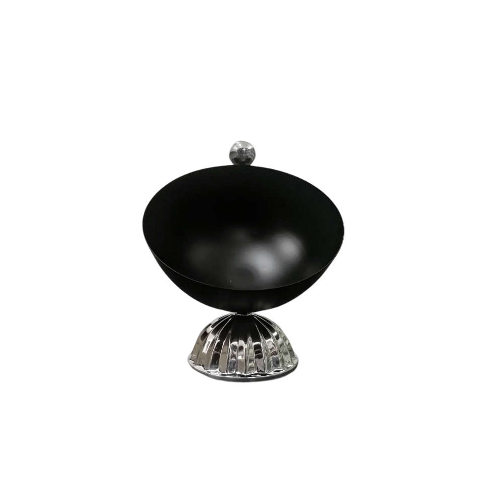 Decor Bowl - Nebula Slanted Black - 18cm