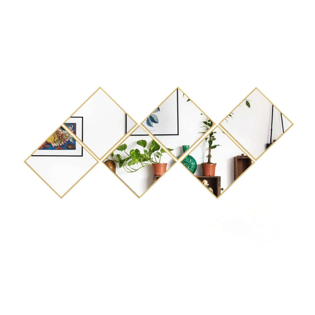 Mirrors - 6pc Square Cottage Mirror Set