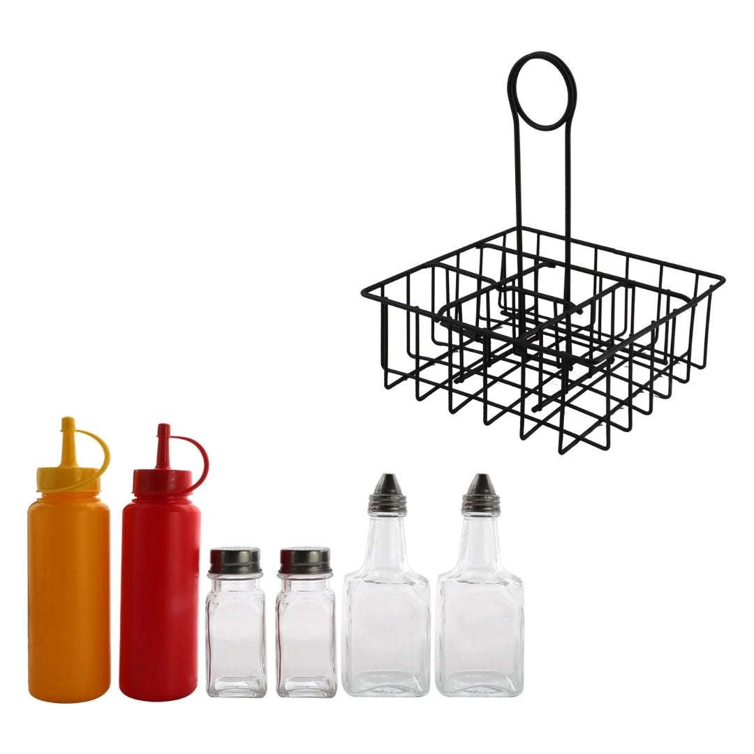 Table Condiment Holder Set - 7 Piece