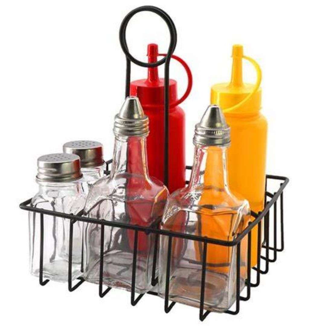 Table Condiment Holder Set - 7 Piece