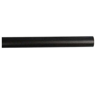 Curtain Rods - 25mm Aluminium - 2.0m / Black