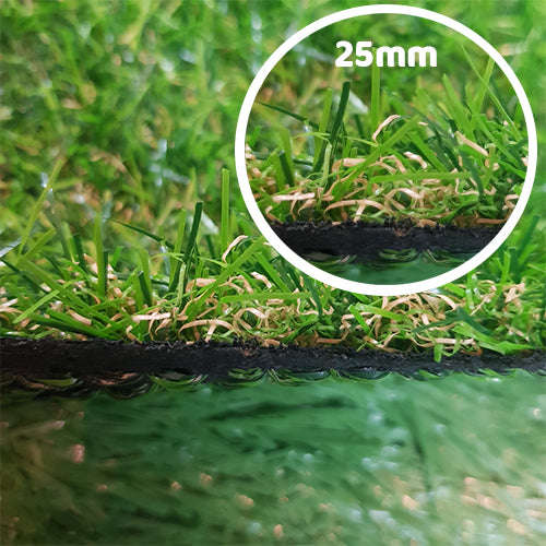 Artificial Grass - Green - Per Roll - 25mm