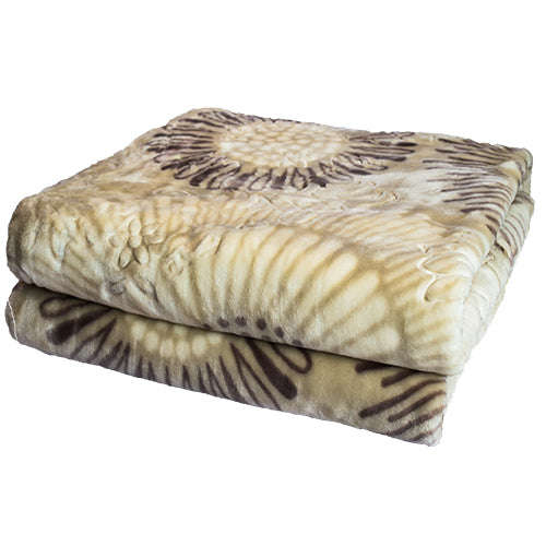 Blankets - Amigo Mink Double - Brown and Biege