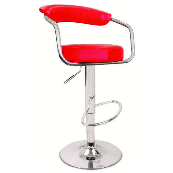 Barstool - Round Arm - Orange
