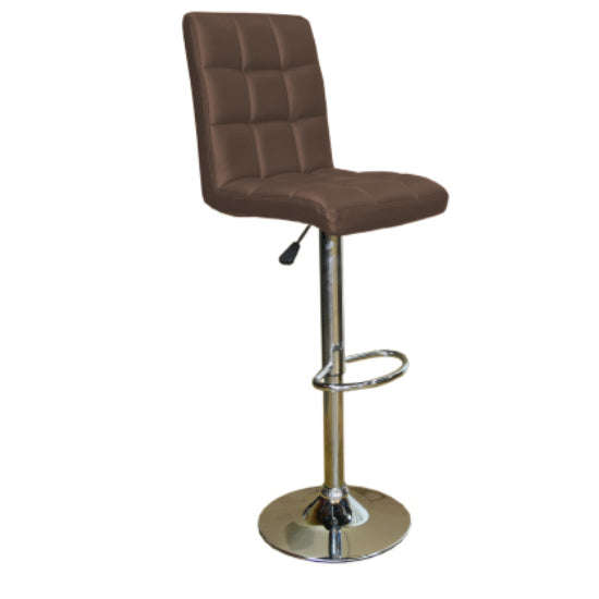 Barstool - L Shape 18 Square - Brown