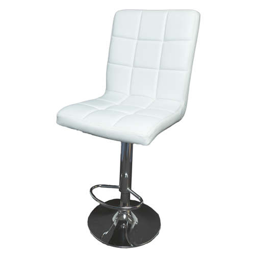Barstool - L Shape 18 Square - White