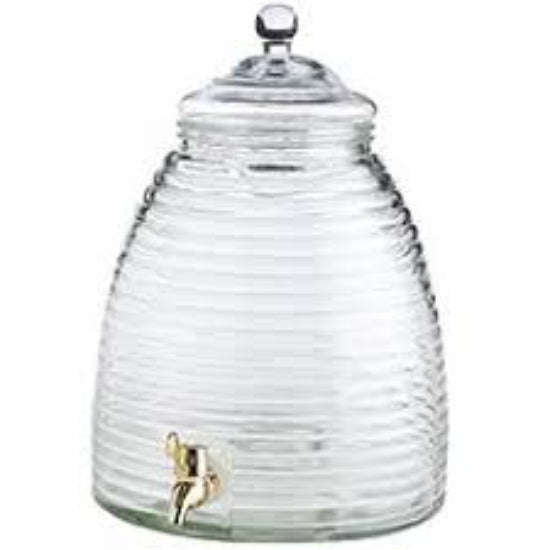 Beverage Dispenser - Glass with Tap - 5 Liter