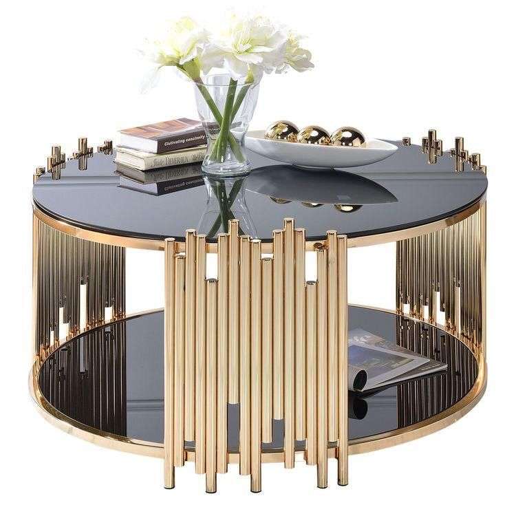 Coffee Table - Caesar Table Round 100cm - Gold