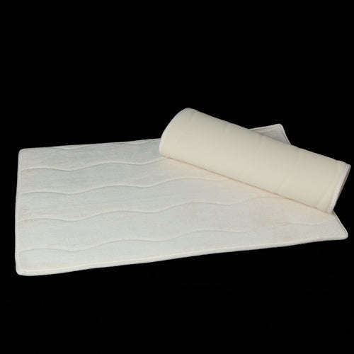 Bathroom Mat - Memory Foam - Cream