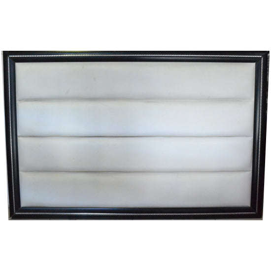 Headboards  - horizontal - Queen/white / Black and Silver / No