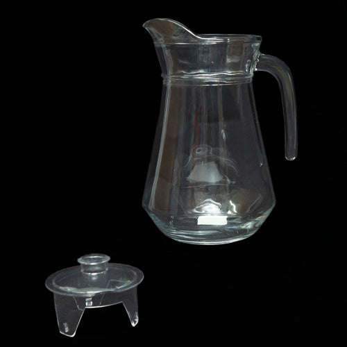 Jug - 1.5L Glass With Lid