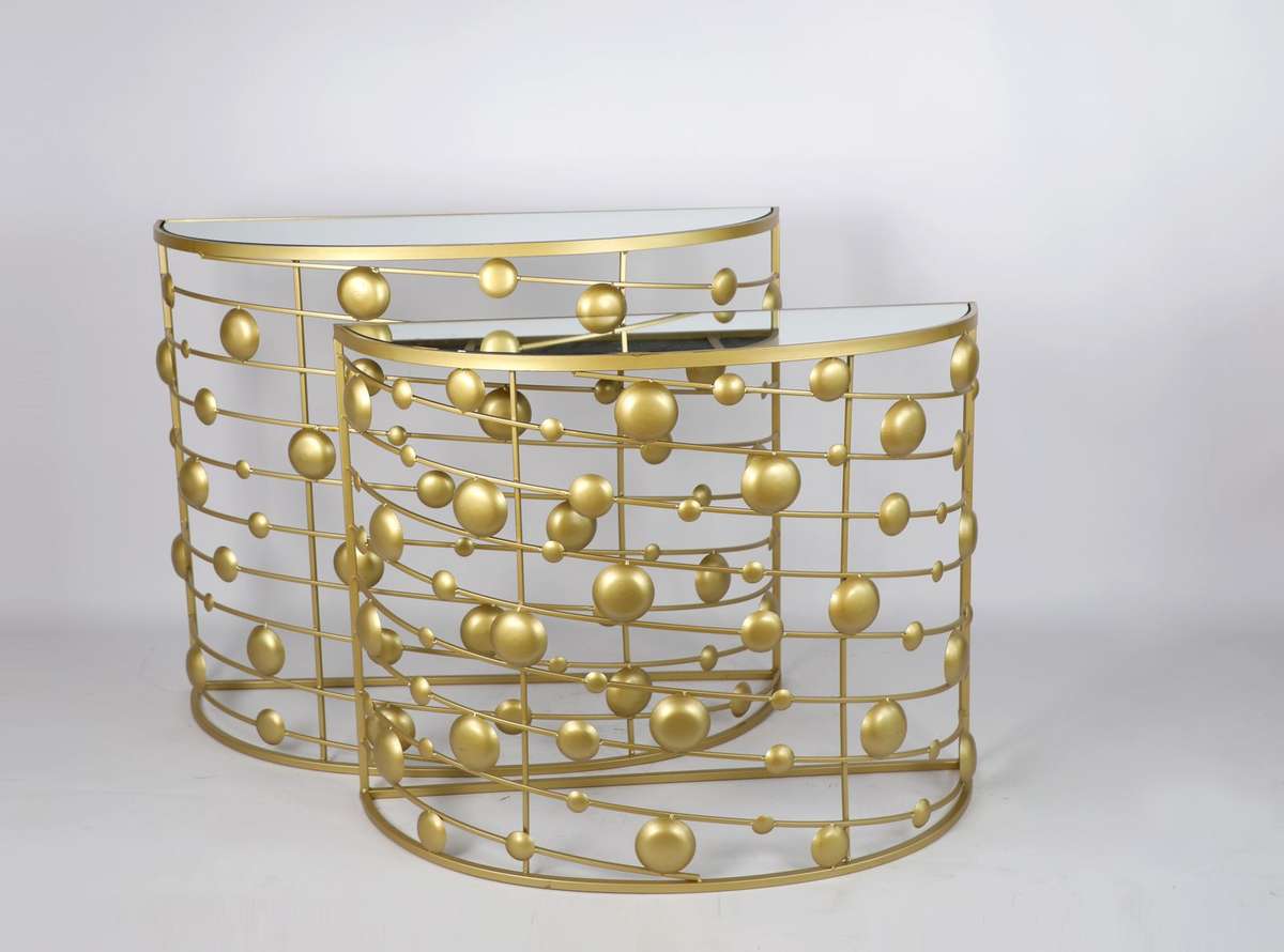 Console Tables - 2pc Milky Way Set