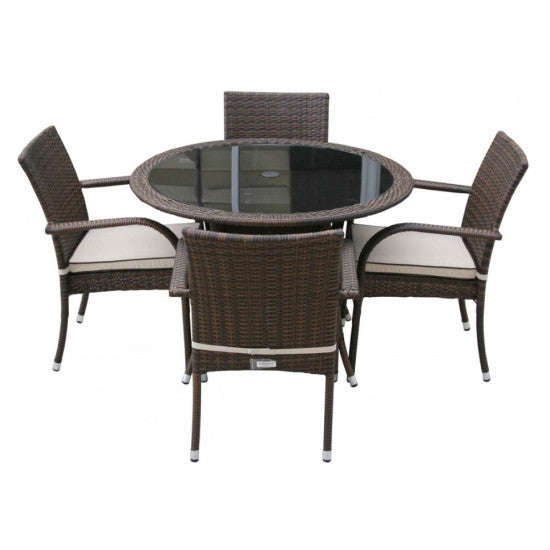 Outdoor Furniture - Table & 4 Chair Set