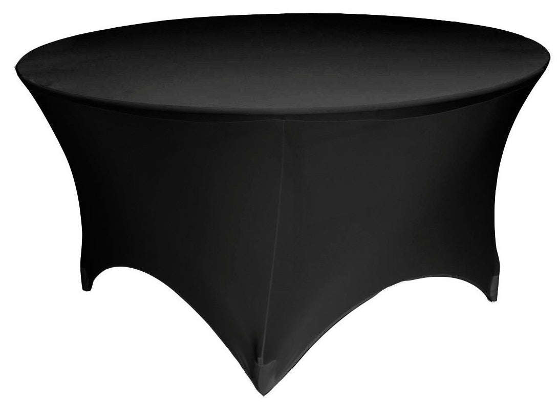 Stretch Table Cloth - Round 10 Seater Table Lycra - Gold