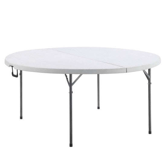 10  Seater Round Folding Trestle Table