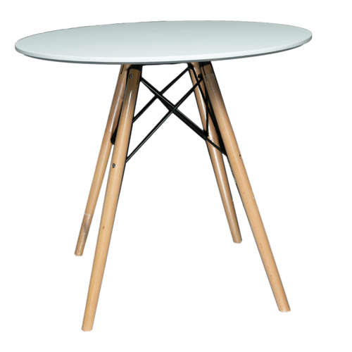 Emmy Table - Cafe Table Round - White
