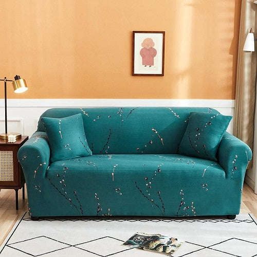 Sofa Covers - Printed - 6pc Set 321 - Turq 9