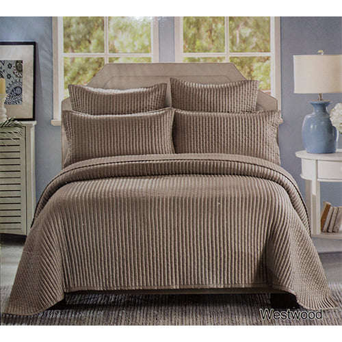 Bedding Set - 5pc Linen Set Queen - Westwood