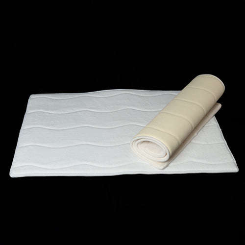 Bathroom Mat - Memory Foam - White