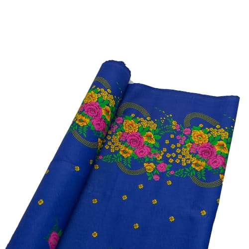 Printed Polycotton - Tsonga - per meter / Blue