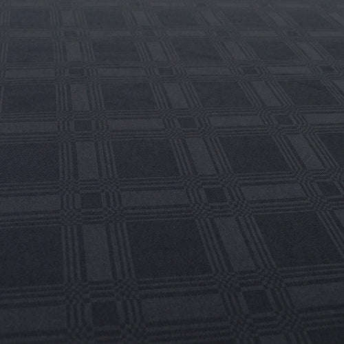 Table Cloth Rectangle - 150cm x 250cm - Black / Checked