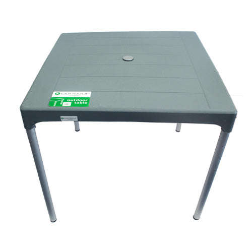 4 Seater - Chelsea Cafe Table Square - Grey