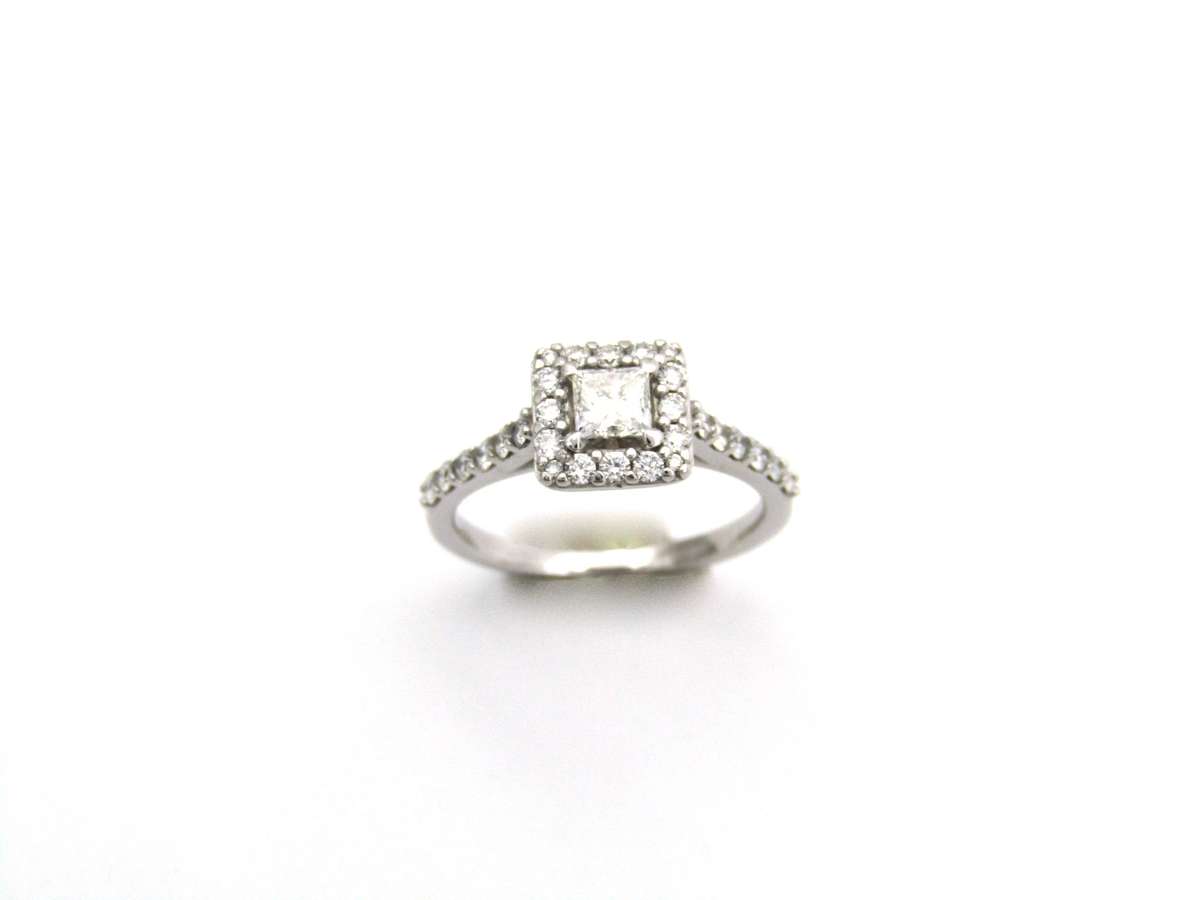 18K gold diamond ring by Browns.