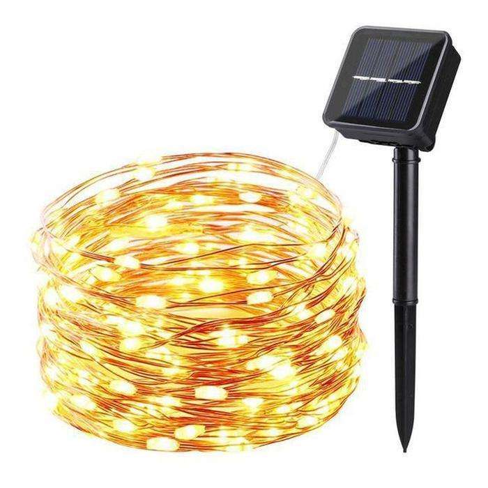 10m/20m Solar Fairy Lights - 10m / Warm White